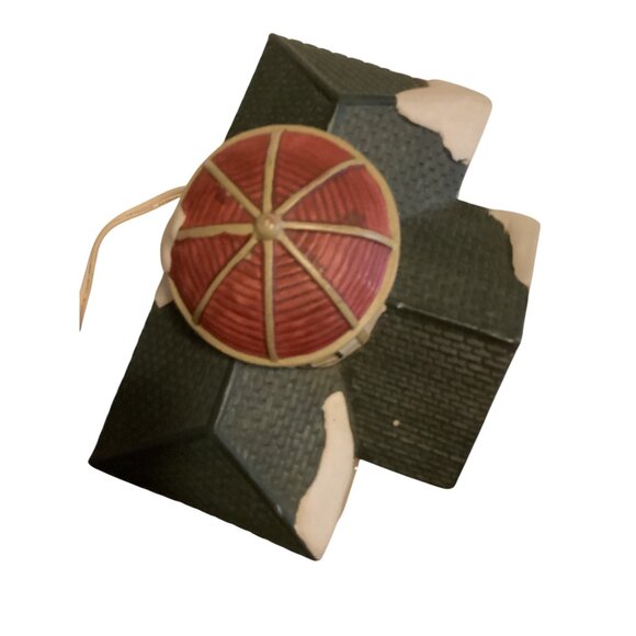 Vintage Lemax 1995 Lighted Porcelain City Hall Building Christmas Scene*EUC - Picture 2 of 5